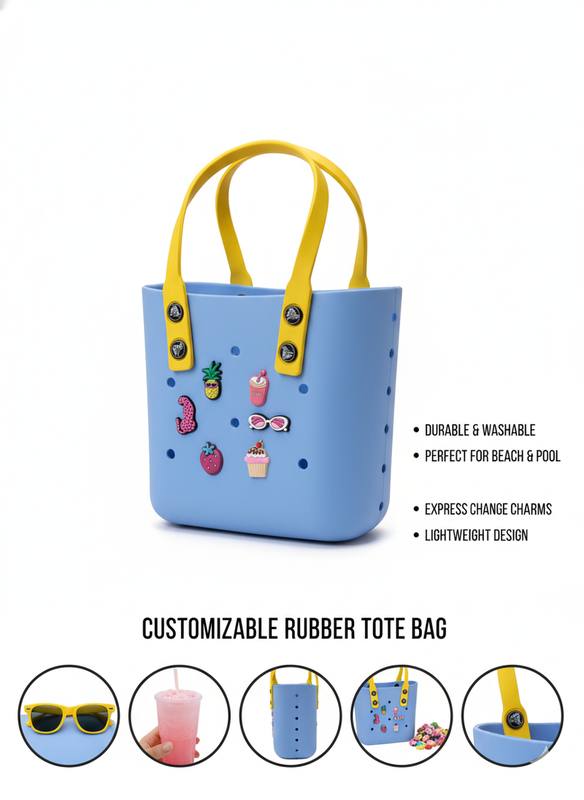 Charm-Compatible Waterproof Tote Bag – Perfect for Beach & Travel — photo 3