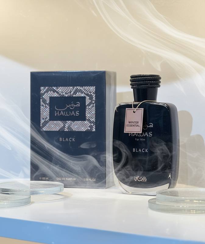 Hawas Black for Him 100ml – Long-Lasting Premium Men’s Eau de Parfum