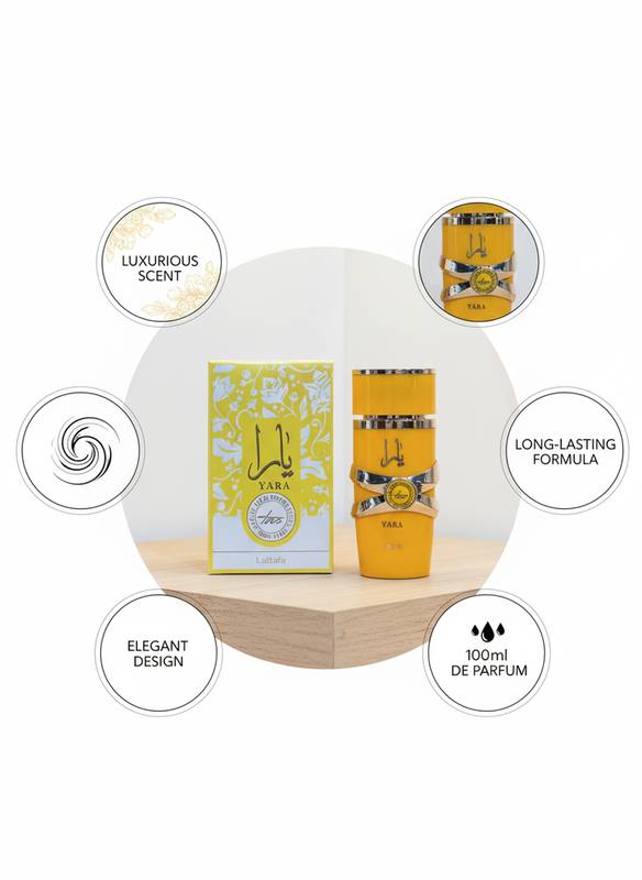 Lattafa Yara: Luxurious Exotic Floral & Sweet Notes Eau De Parfum Spray — photo 2