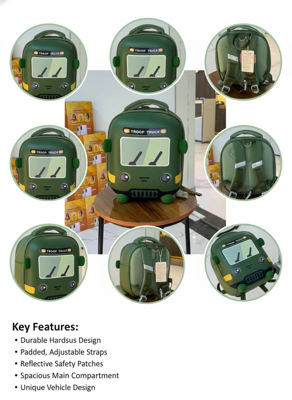 Adventure Troop Truck Backpack for Kids – Lightweight & Durable — photo 3