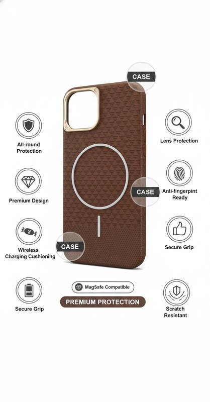 iPhone 16 Premium MagSafe Back Cover – Anti-Fingerprint, Shockproof & Lens Protection — photo 3