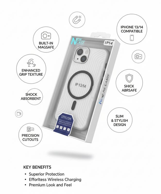 iPhone 16 MagSafe Compatible Shockproof Case – Anti-Scratch, Slim & Drop Protection — photo 3
