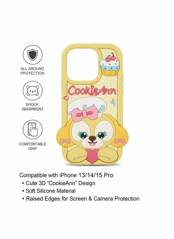 Kawaii CookieAnn Soft Silicone Protective Cover – iPhone 16 Pro — photo 2