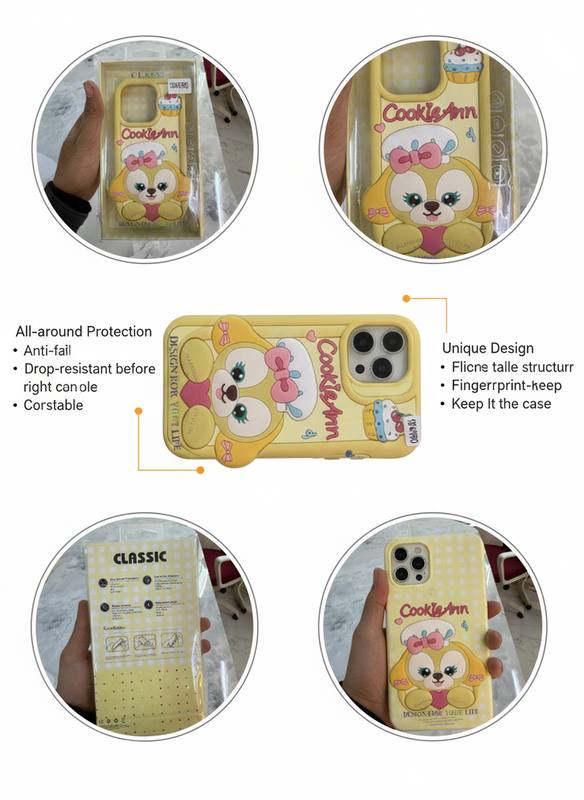 Kawaii CookieAnn Soft Silicone Protective Cover – iPhone 16 Pro — photo 3