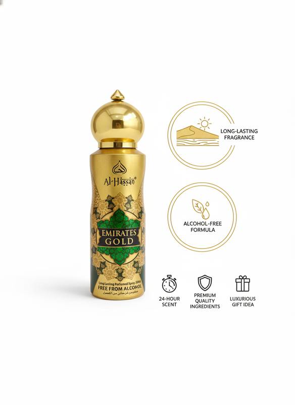 Al-Hassan Emirates Gold Luxury Alcohol-Free Perfume — photo 2