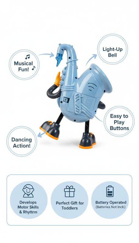 Rock Star Musical Guitar Figure – Interactive Lights & Sound Toy — photo 3