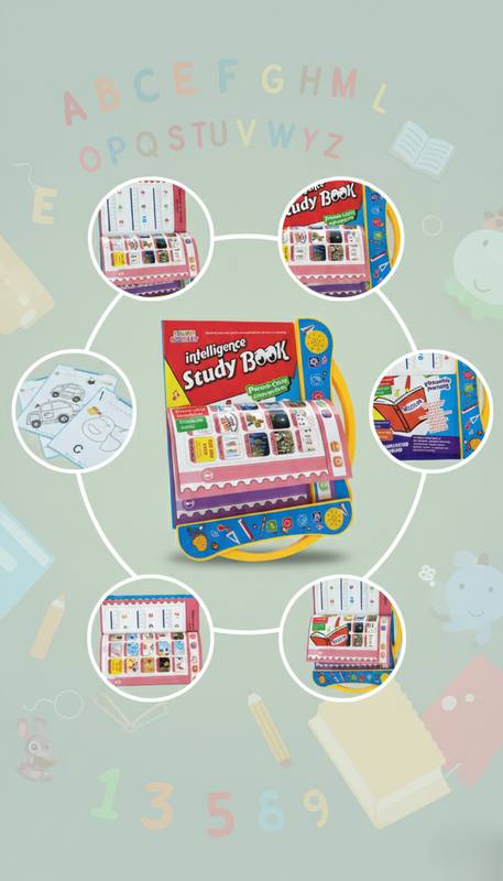 Interactive Intelligence Study Book for Kids with Music, Learning Pages, Pronunciation, Tracing Activities, Educational Sound Buttons, Parent-Child Engagement, Early Skills Development Toy for Toddlers and Preschool Children — photo 3