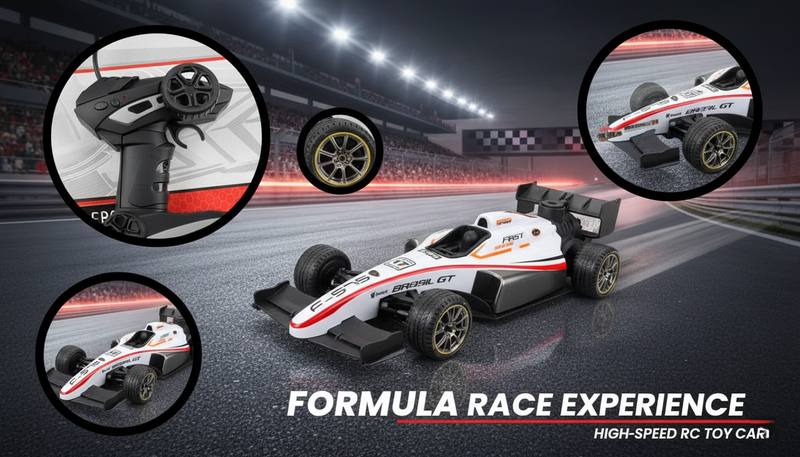 High-Speed Formula Race RC Toy Car with Precision Remote Control and Realistic Design — photo 3