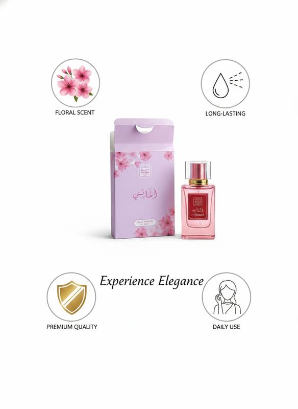 Naseem Amani Aqua Parfum 30ml – Long-Lasting Fresh Floral Fragrance with Elegant Luxury Bottle for Women — photo 2
