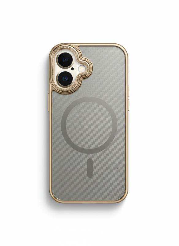 Premium Carbon Fiber Style Magnetic Wireless Compatible Phone Case with Reinforced Corners and Lens Protection – Slim Scratch Resistant Protective Cover