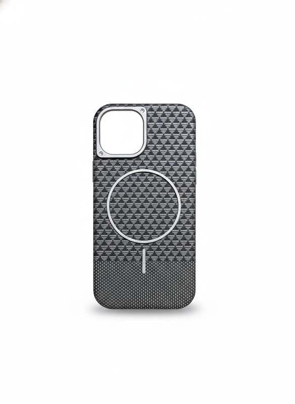 Ultra-Thin Carbon Texture MagSafe Compatible iPhone Case with Raised Lens Protection and Anti-Fingerprint Finish