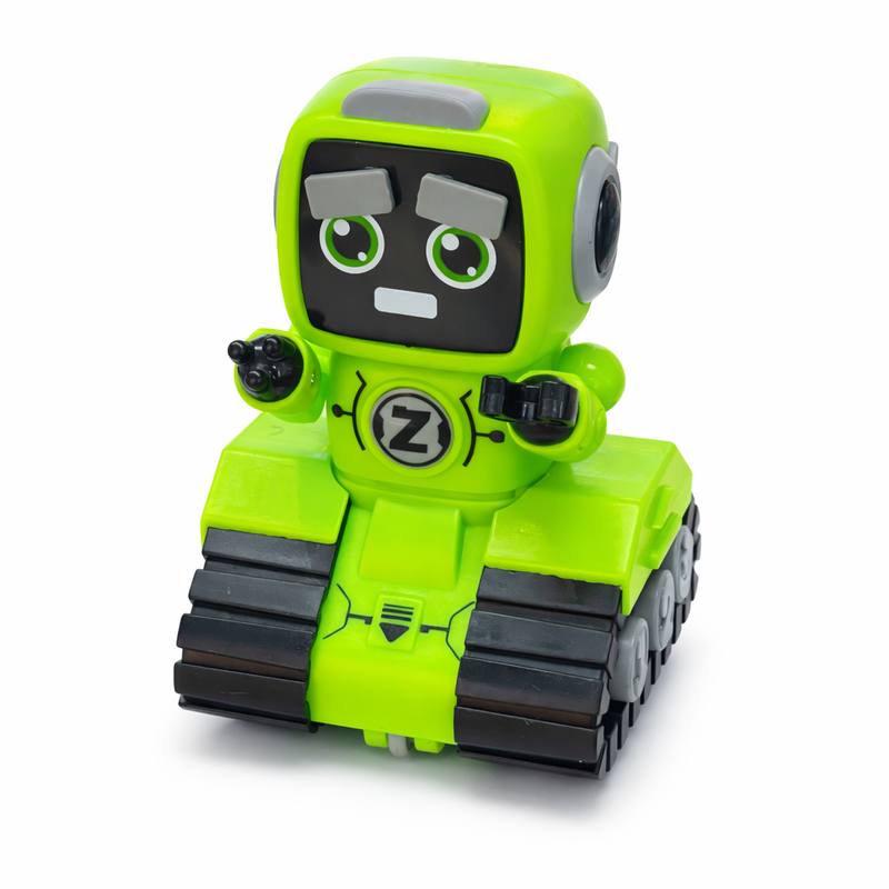Indoor Play Robot Toy with Rolling Tracks Durable Plastic Build Lightweight Compact Design for Kids Table Smooth Floor Home Fun Everyday Learning Activity Toy Indoor
