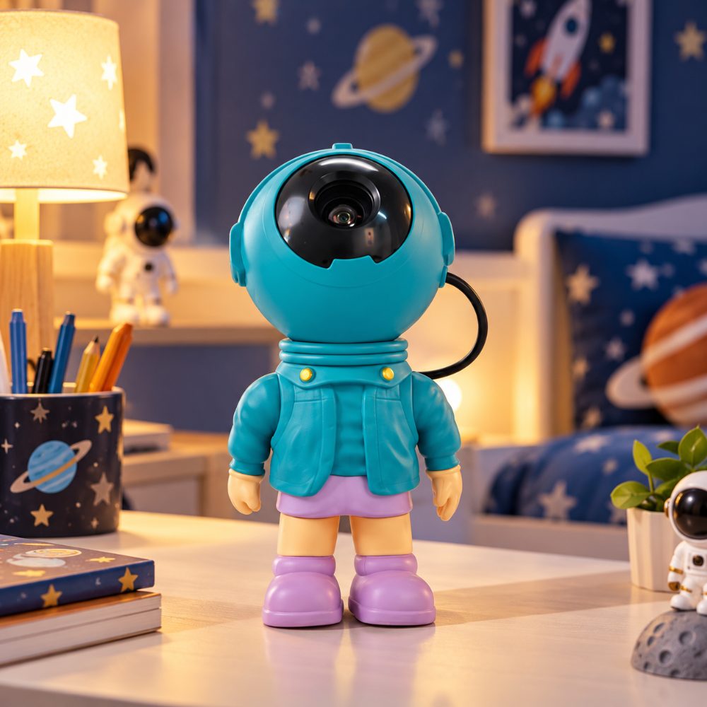 Mini Astronaut Character Projector – 360° HD Lens, Cooling Vent System & Space-Inspired Compact Design — photo 3