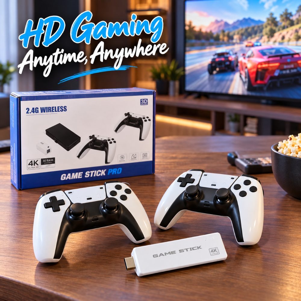 Retro 4K Wireless Game Console – Dual 2.4G Controllers | 10,000+ Games — photo 2