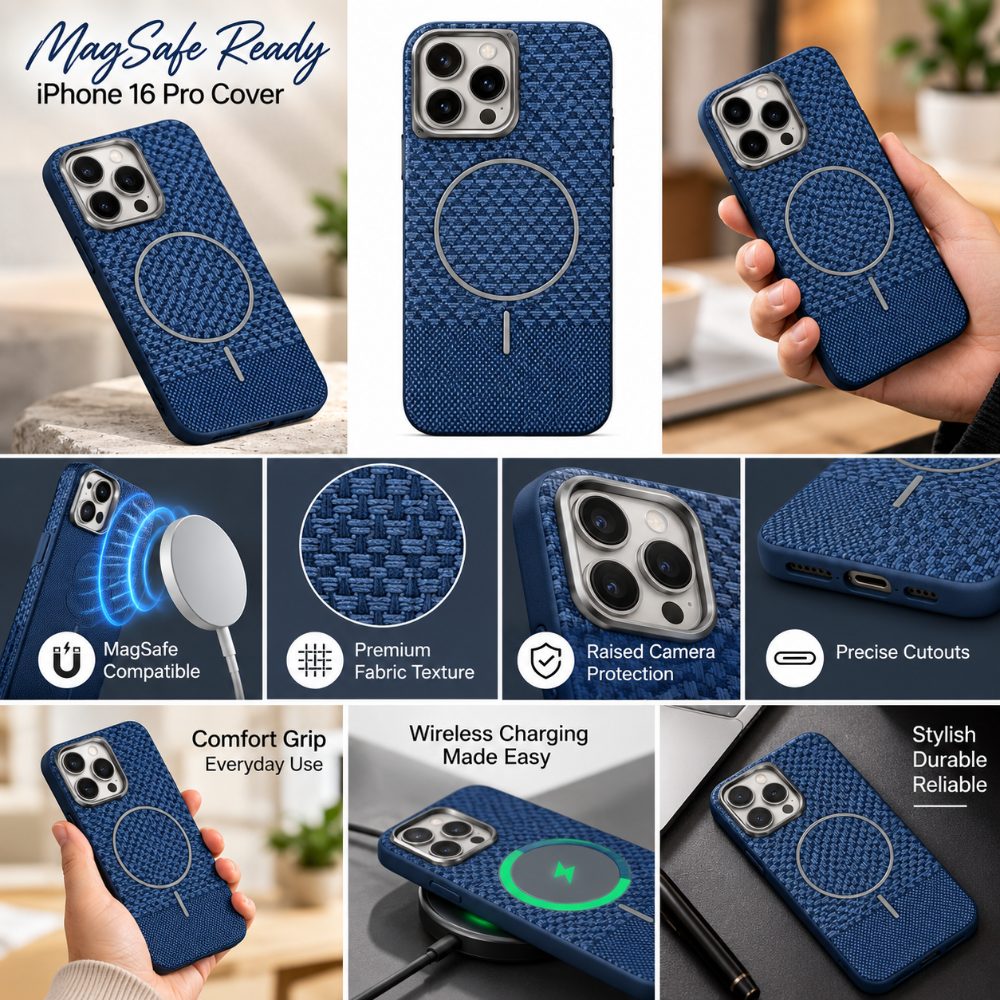 MagSafe Ready iPhone 16 Pro Cover with Comfort Grip & Durable Build — photo 3
