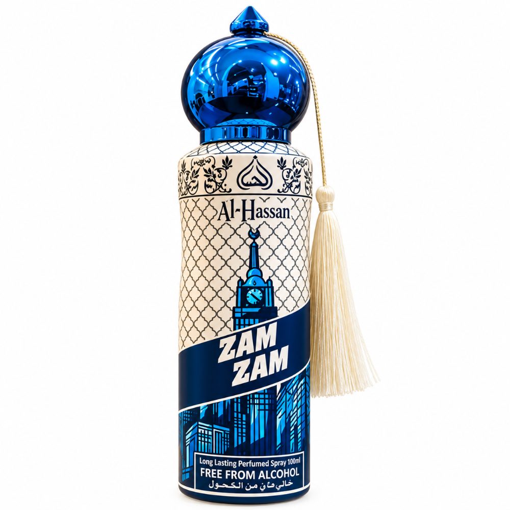 Al-Hassan ZAM ZAM Long Lasting Alcohol-Free Perfumed Body Spray 200ml