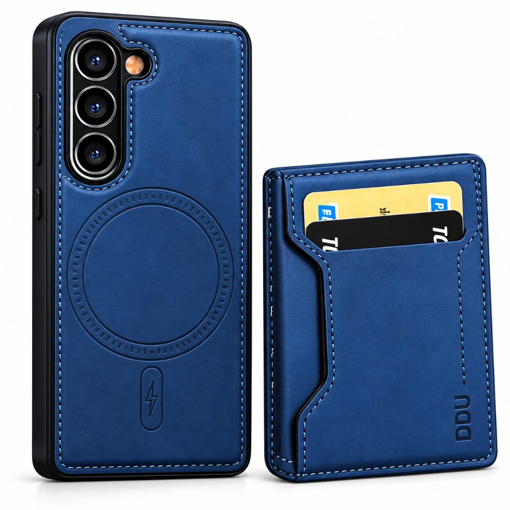Samsung S23 Ultra MagSafe Leather Case + Magnetic Wallet Set — photo 1