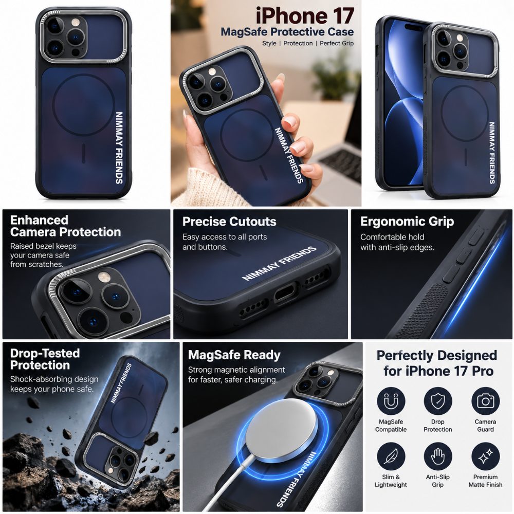 iPhone 17 MagSafe Protective Case – Drop-Tested, Camera Guard, Ergonomic Grip — photo 3