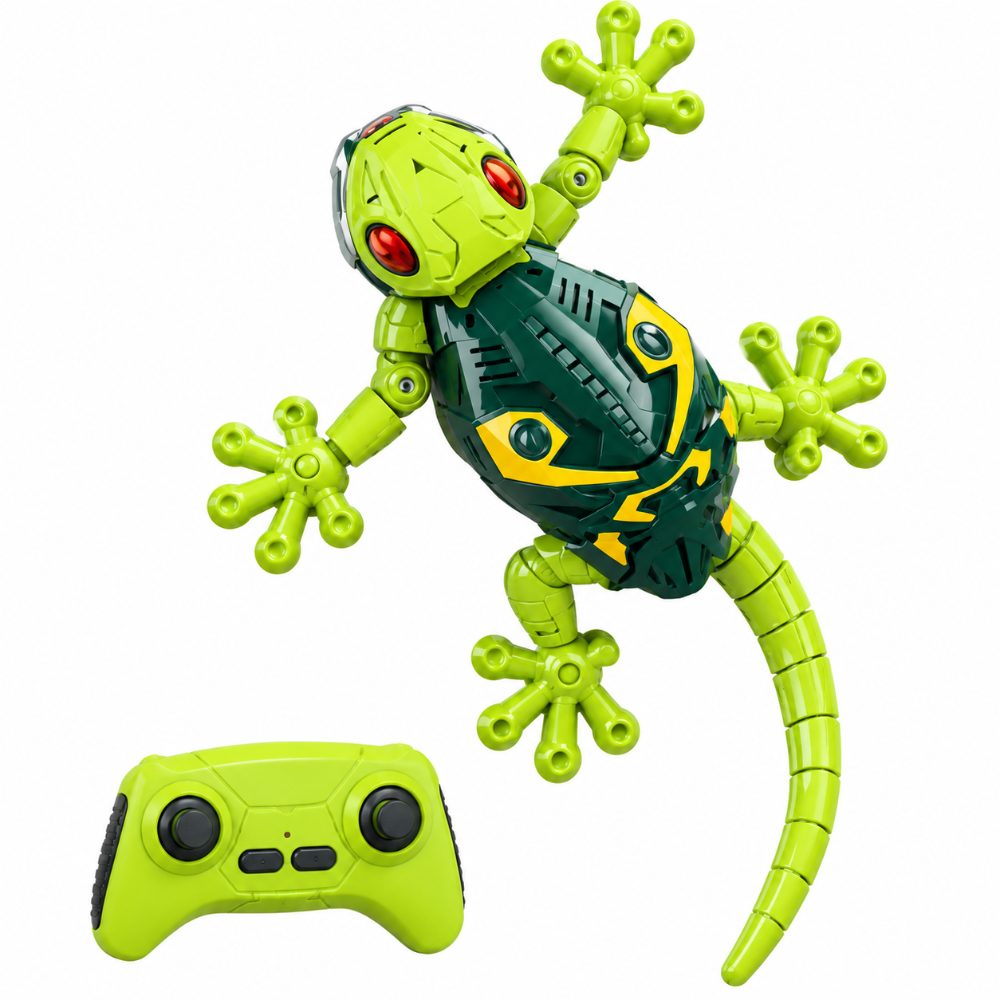 Geckos Telecontrol RC Wall-Climbing Lizard – 360° Spinning Remote Control Toy
