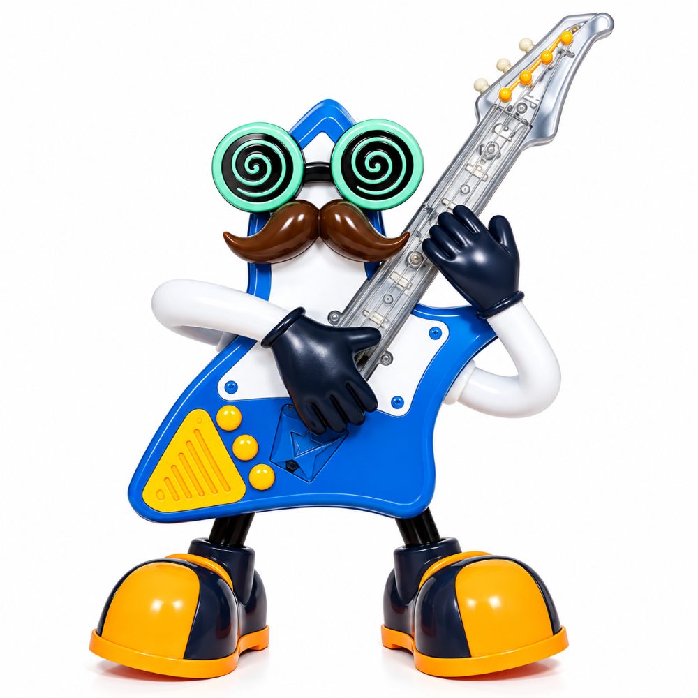 Rock Star Musical Guitar Figure – Interactive Lights & Sound Toy