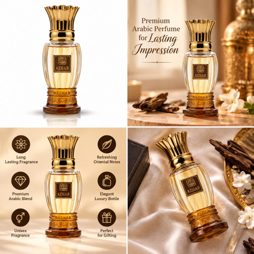 Naseem Azhar Aqua Parfum – Long-Lasting Jasmine and Amberwood Fragrance with Hydrating Formula in Elegant Luxury Bottle — photo 2