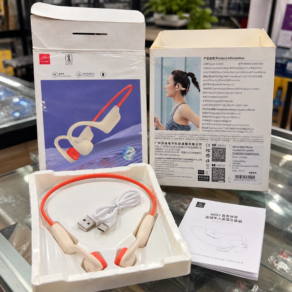 Bone Conduction Bluetooth Neckband Headphones with Open Ear Design, Wireless Sports Earphones, IPX5 Water Resistant, Handsfree Calling — photo 2