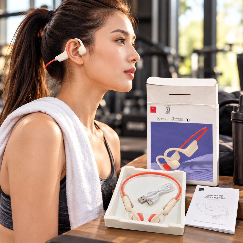 Bone Conduction Bluetooth Neckband Headphones with Open Ear Design, Wireless Sports Earphones, IPX5 Water Resistant, Handsfree Calling — photo 3