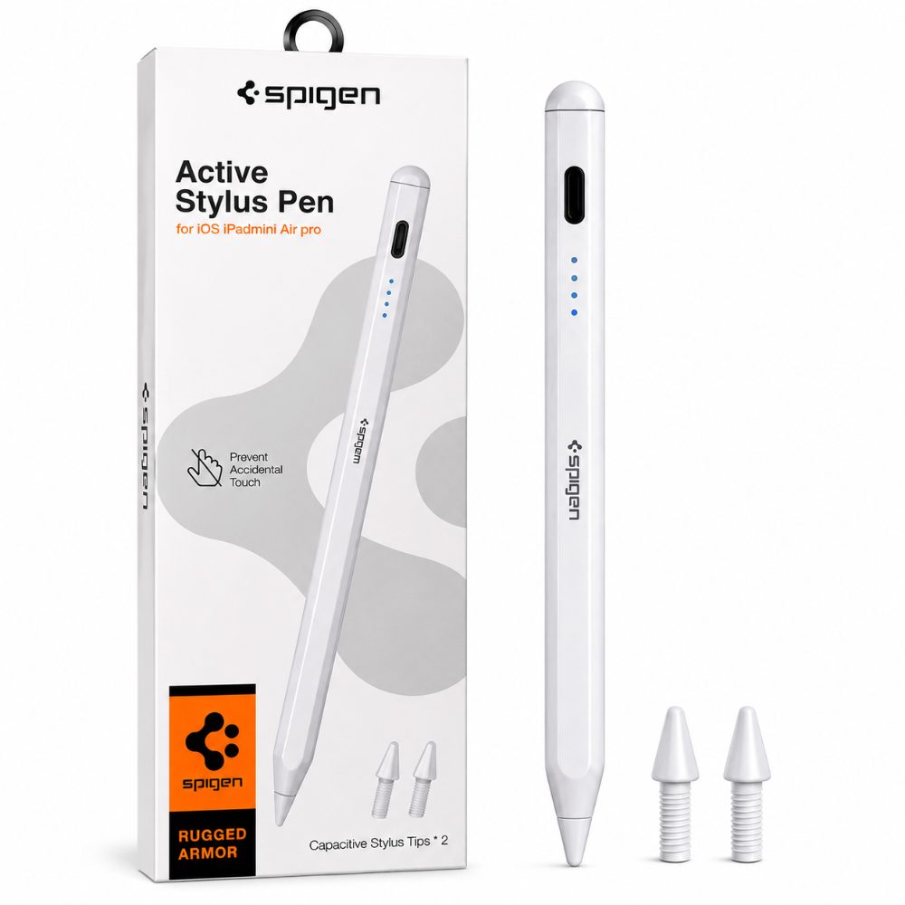 Active Stylus Pen for iPad Mini Air Pro | Smooth Writing Drawing Digital Pen with 2 Replacement Tips — photo 1
