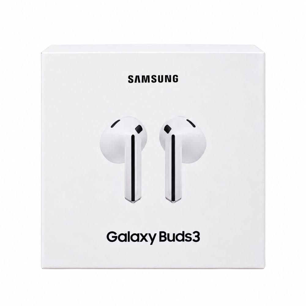 Samsung Galaxy Buds3 White Wireless Bluetooth Earbuds with Charging Case for Music and Calls — photo 1