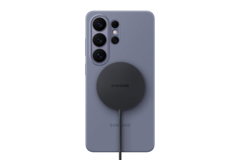 Samsung Magnet Wireless Charger Qi2 25W with USB-C Connector and Braided Cable for Compatible Smartphones — photo 4