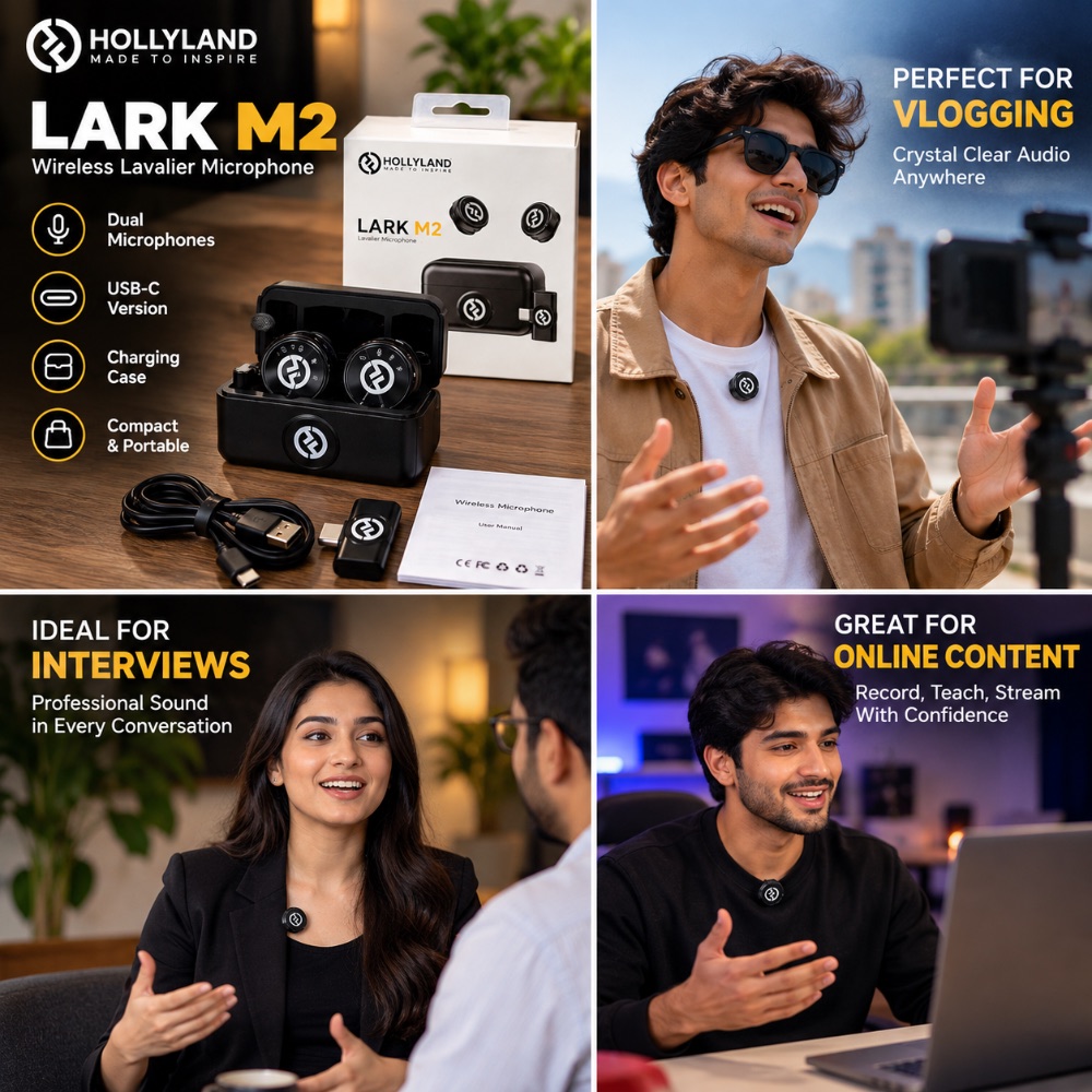 Wireless Lavalier Microphone Dual Mic with USB-C Receiver, Noise Reduction Mic for Vlogging, YouTube, Reels, Interviews & Live Streaming – Pre-Owned, First Copy, Not Original — photo 4