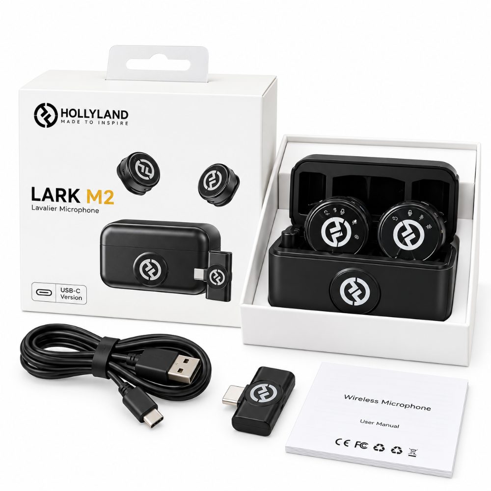 Wireless Lavalier Microphone Dual Mic with USB-C Receiver, Noise Reduction Mic for Vlogging, YouTube, Reels, Interviews & Live Streaming – Pre-Owned, First Copy, Not Original — photo 1