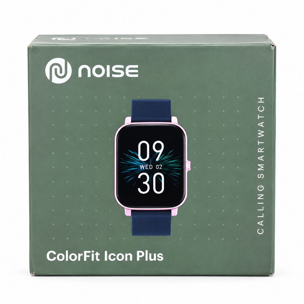 Noise ColorFit Icon Plus Smartwatch with Bluetooth Calling, 1.69 Inch Touchscreen, AI Voice Assistant, Blood Oxygen Monitor, Camera Control and Built-in Games — photo 1
