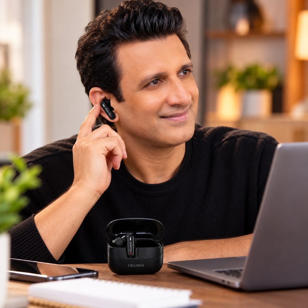 CELLNOX Neo-N1 Wireless Bluetooth Earbuds with Charging Case, Black — photo 4