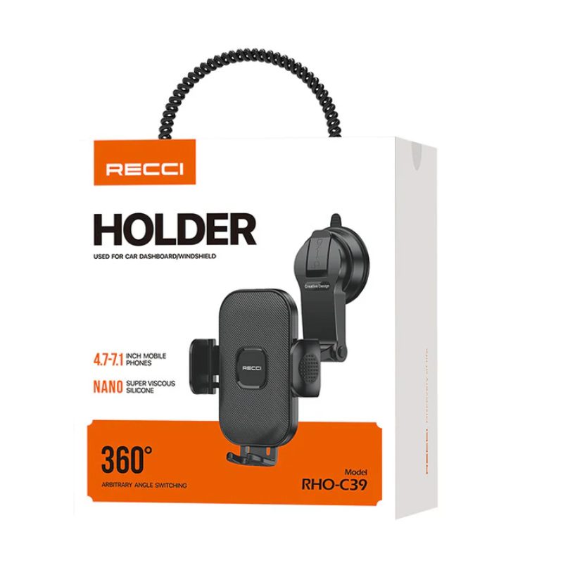 Car Mobile Phone Holder 360 Degree Rotatable Dashboard Windshield Mount Stand for 4.7 to 7.1 Inch Smartphones — photo 1